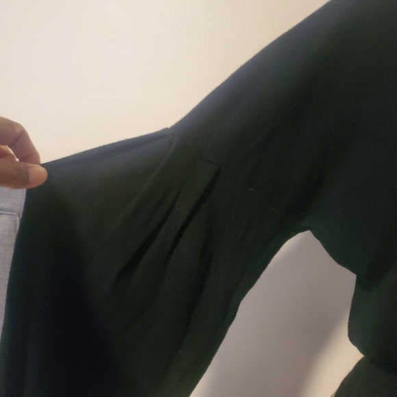 Y2K Express Knit Corsett Top Small Renaissance Balloon Sleeve Whimsigoth - Picture 3 of 9